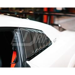 Top Secret Style Carbon Fiebr Side Window Louver For Nissan R35 GTR 2008-2026
