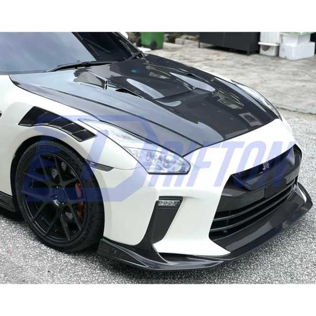 Top Secret Style Half Carbon Fiber Body Kit For Nissan R35 GTR 2008-2023