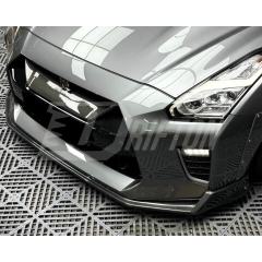 Blitz Style Carbon Fiber Front Lip For Nissan R35 GTR 2017-2023