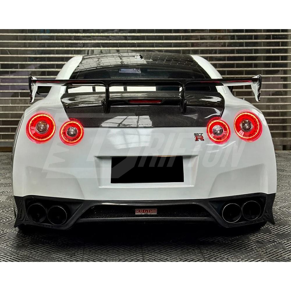 OEM Style Carbon Fiber Rear Trunk Boot Lid For Nissan R35 GTR 2008-2023