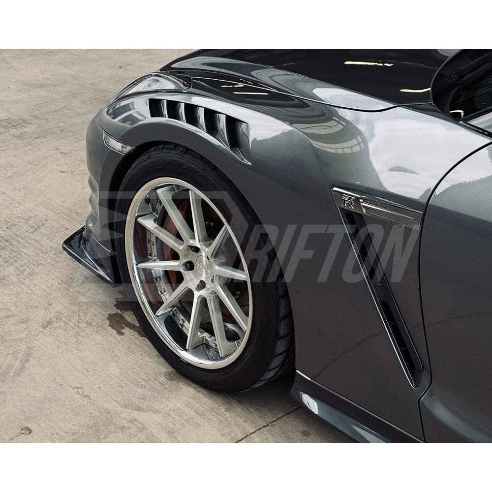 Nismo Style Partial Carbon Fiber Fender For Nissan R35 GTR 2008-2026