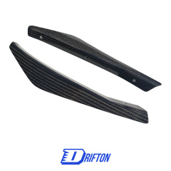 Varis MY17 Style Carbon Fiber Front Bumper Canards For Nissan R35 GTR 2017-2023