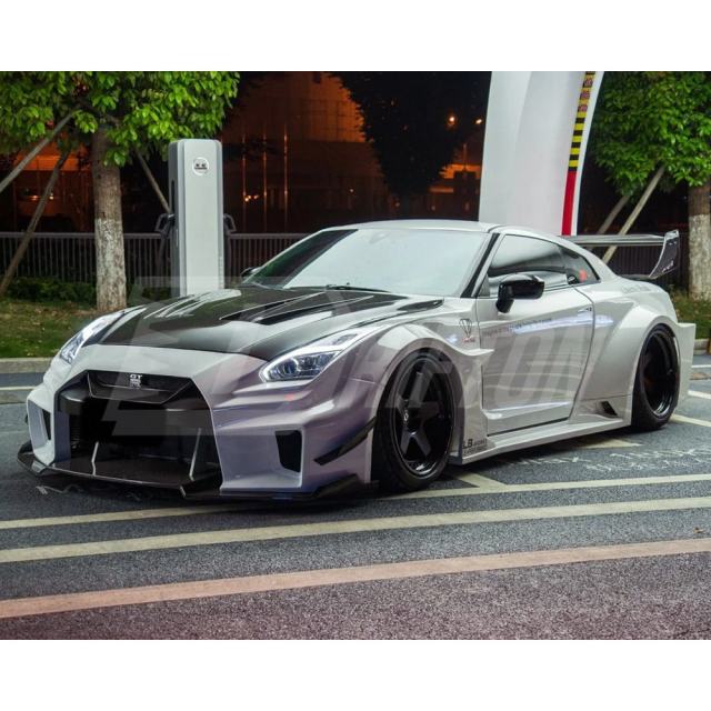 LB V3 Style Carbon Fiber Hood For NISSAN R35 GTR 2017-2026