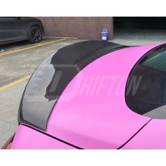 Duck Tail Style Carbon Fiber Rear Spoiler Trunk Wing For INFINITI Q50 2013-2024