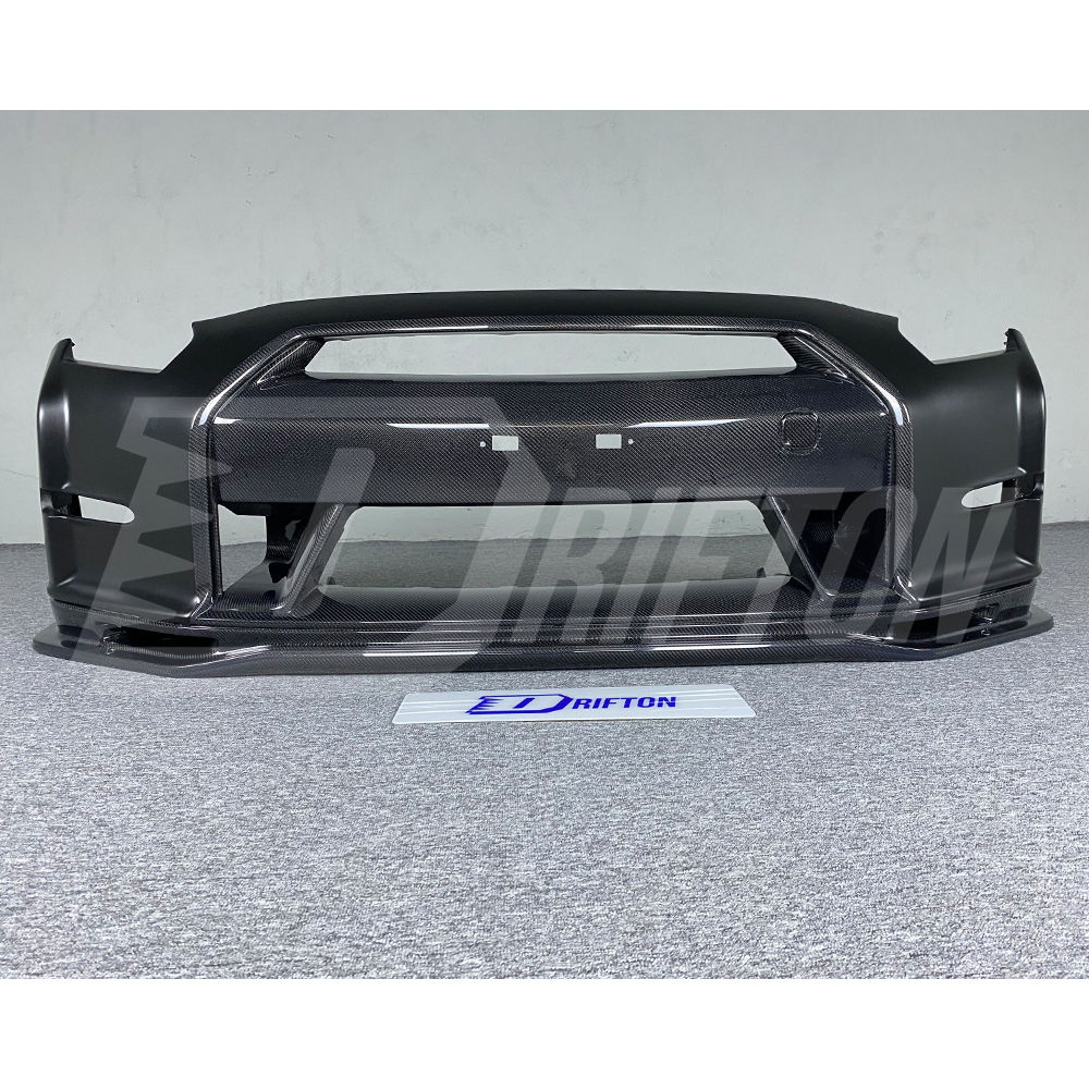 MY2015 Nismo Style Partial Carbon Fiber Front Bumper For Nissan R35 GTR 2008-2016