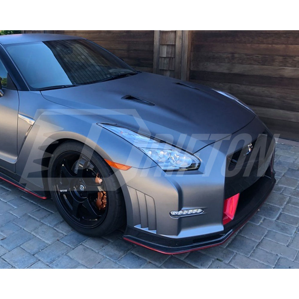 MY2015 Nismo Style Partial Carbon Fiber Front Bumper For Nissan R35 GTR 2008-2016