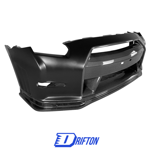 MY2015 Nismo Style Partial Carbon Fiber Front Bumper For Nissan R35 GTR 2008-2016