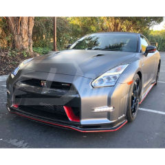 MY2015 Nismo Style Partial Carbon Fiber Front Bumper For Nissan R35 GTR 2008-2016