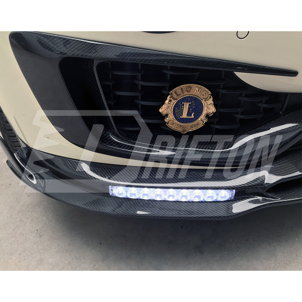 Mansory Style Dry Carbon Fiber Front Lip For Maserati Levante 2016-2018
