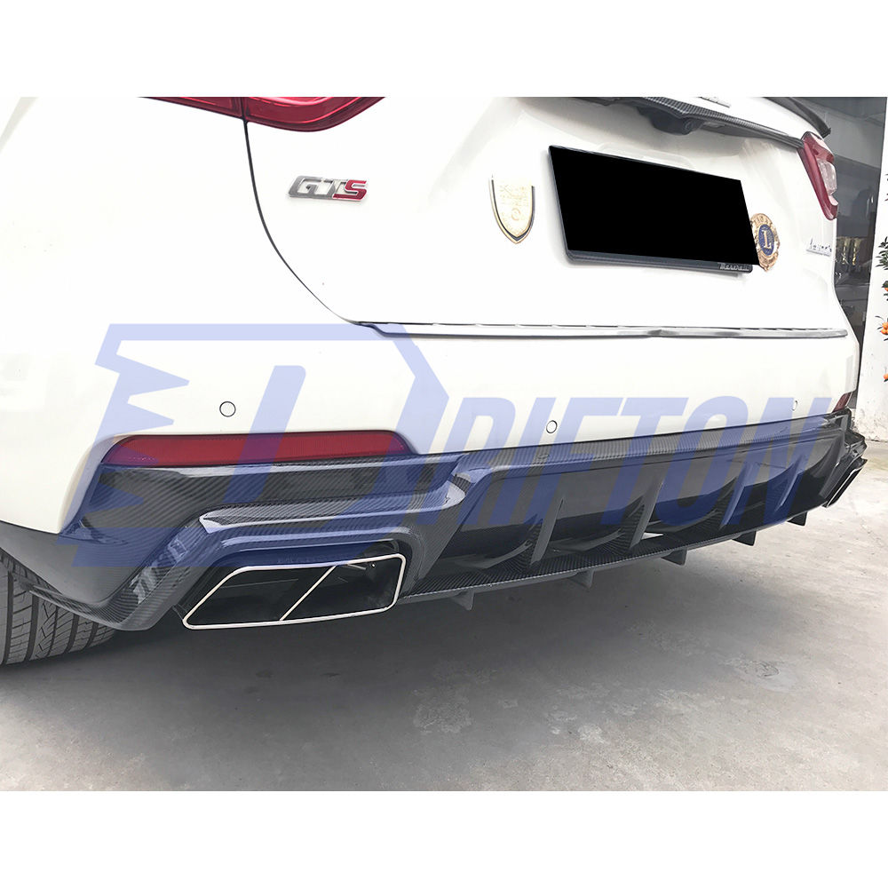 Mansory Style Dry Carbon Fiber Rear Diffuser For Maserati Levante 2016-2018