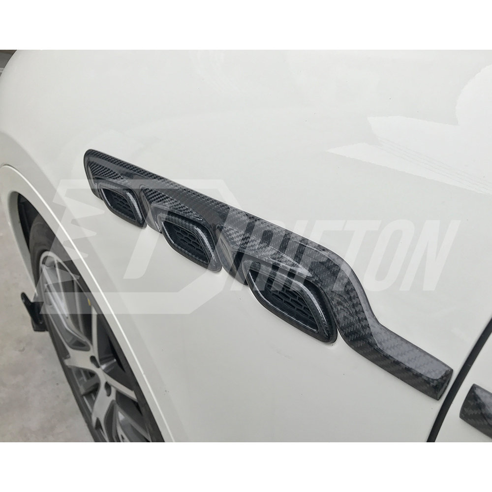 Mansory Style Dry Carbon Fiber Waistline Fender Trims For Maserati Levante 2016-2018