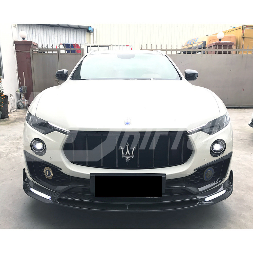 Mansory Style Dry Carbon Fiber Front Lip For Maserati Levante 2016-2018