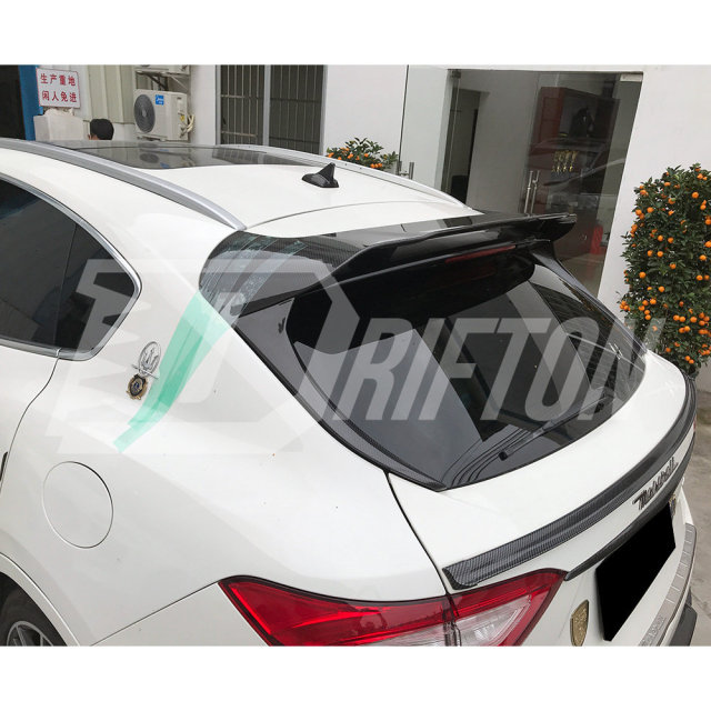 Mansory Style Dry Carbon Fiber Roof Spoiler For Maserati Levante 2016-2018
