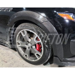 Mansory Style Dry Carbon Fiber Side Skirt & Fender Wheels Flare Trims For Maserati Levante 2016-2018