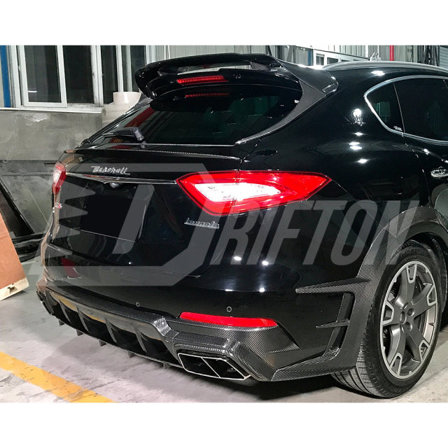 Mansory Style Dry Carbon Fiber Trunk Wing For Maserati Levante 2016-2018
