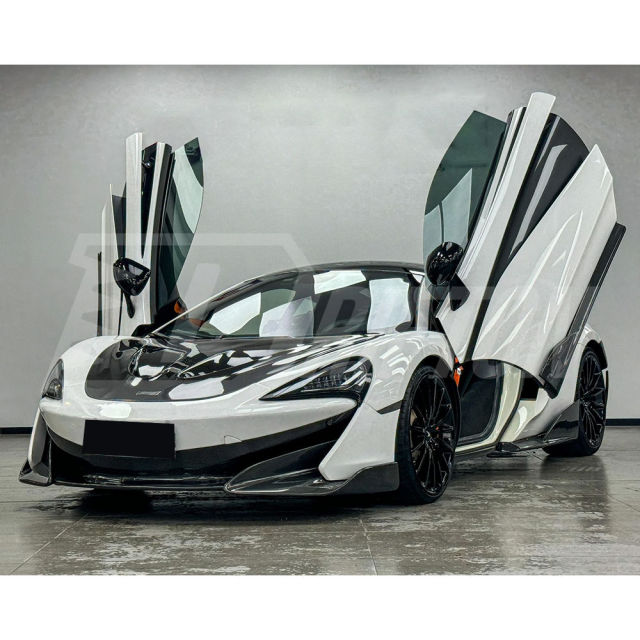 600LT Style Dry Carbon Fiber Side Skirt For Mclaren 570S 2015-2020