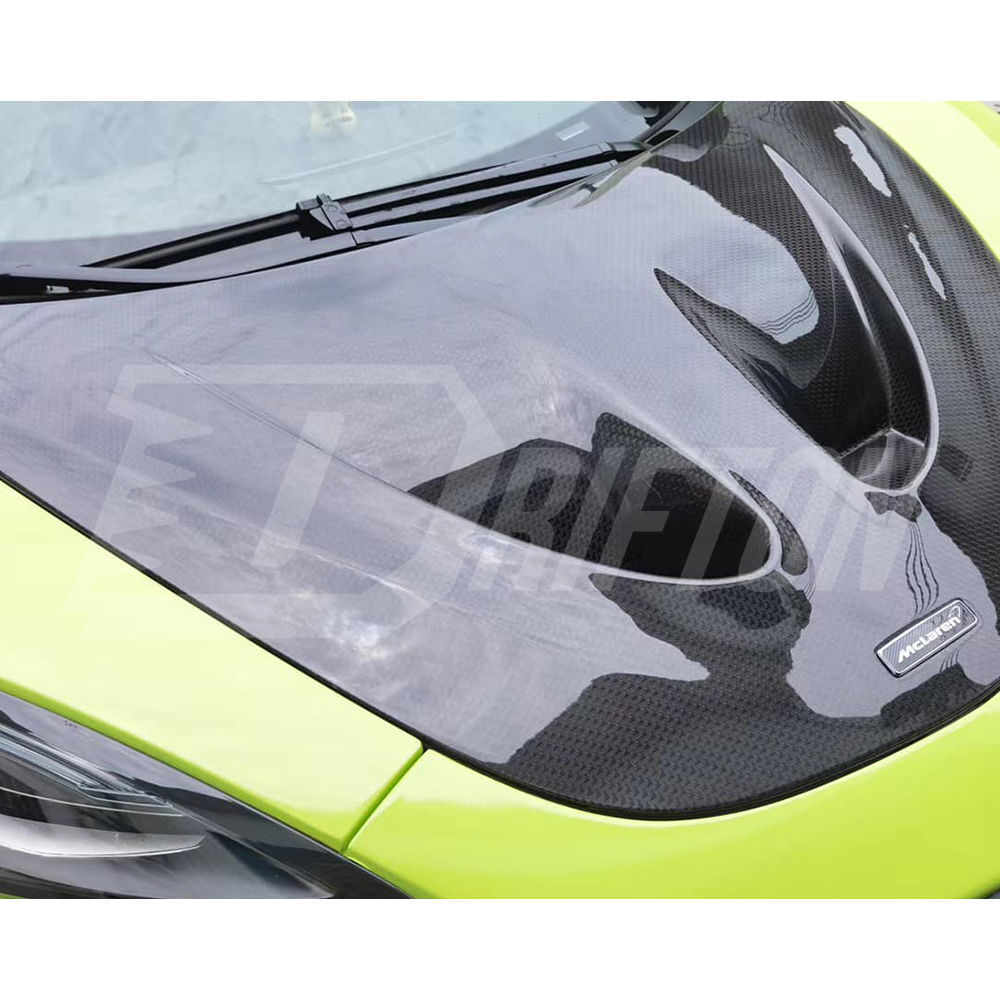 P1 Style Dry Carbon Fiber Hood For Mclaren 570S 570GT 600LT 2015-2020