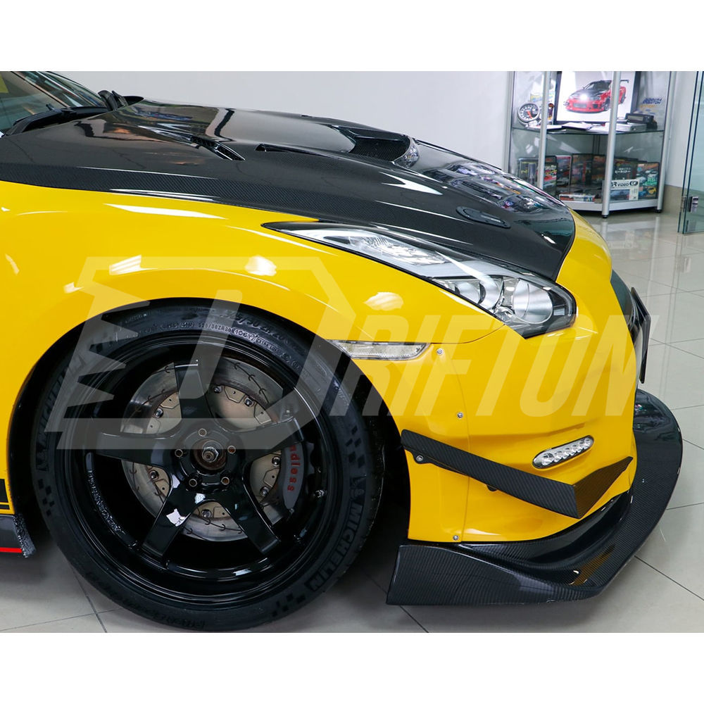 Varis Style Carbon Fiber Hood For Nissan GTR R35 2008-2016