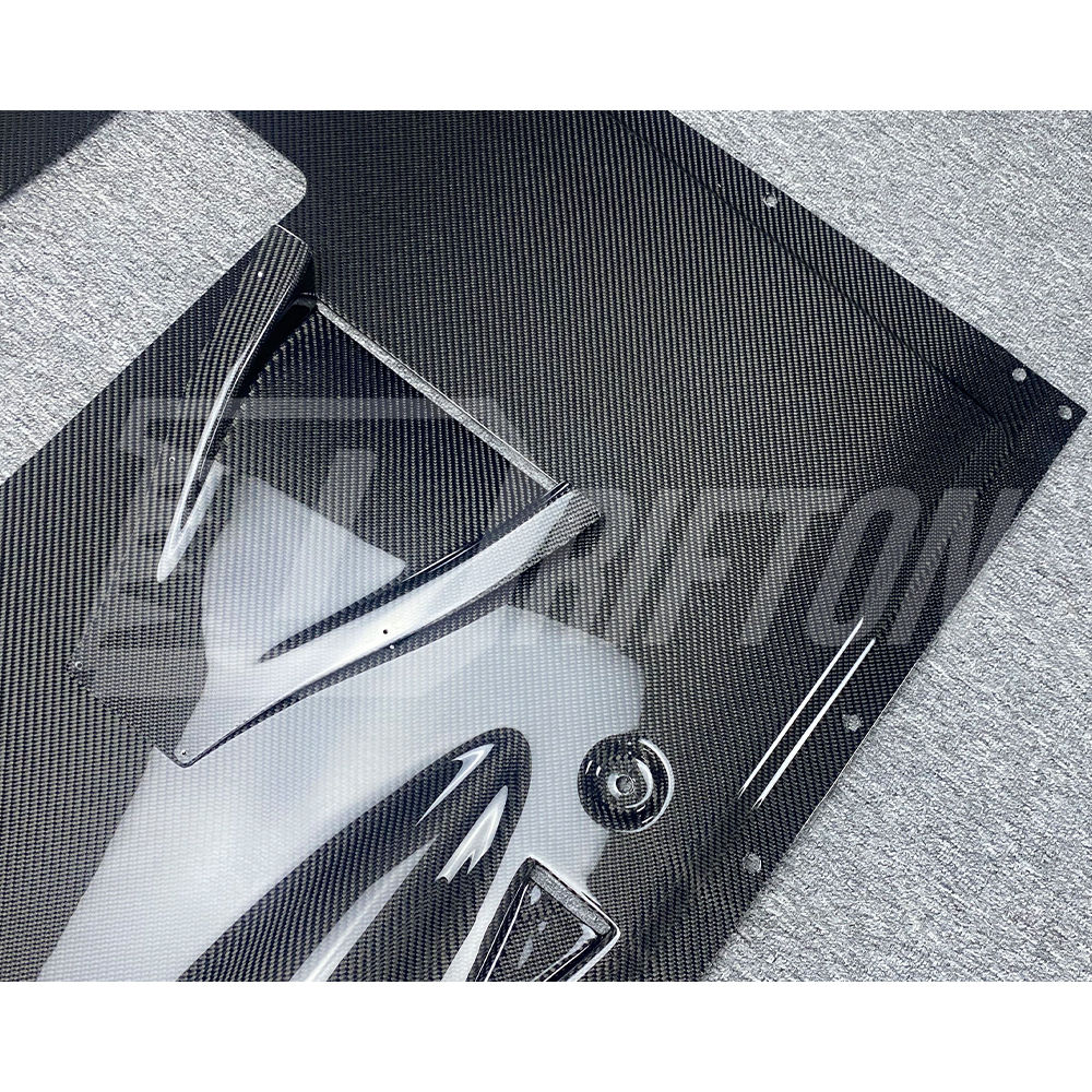 Top Secret Style Full Carbon Fiber Rear Bumper Assembly For Nissan R35 GTR 2008-2023