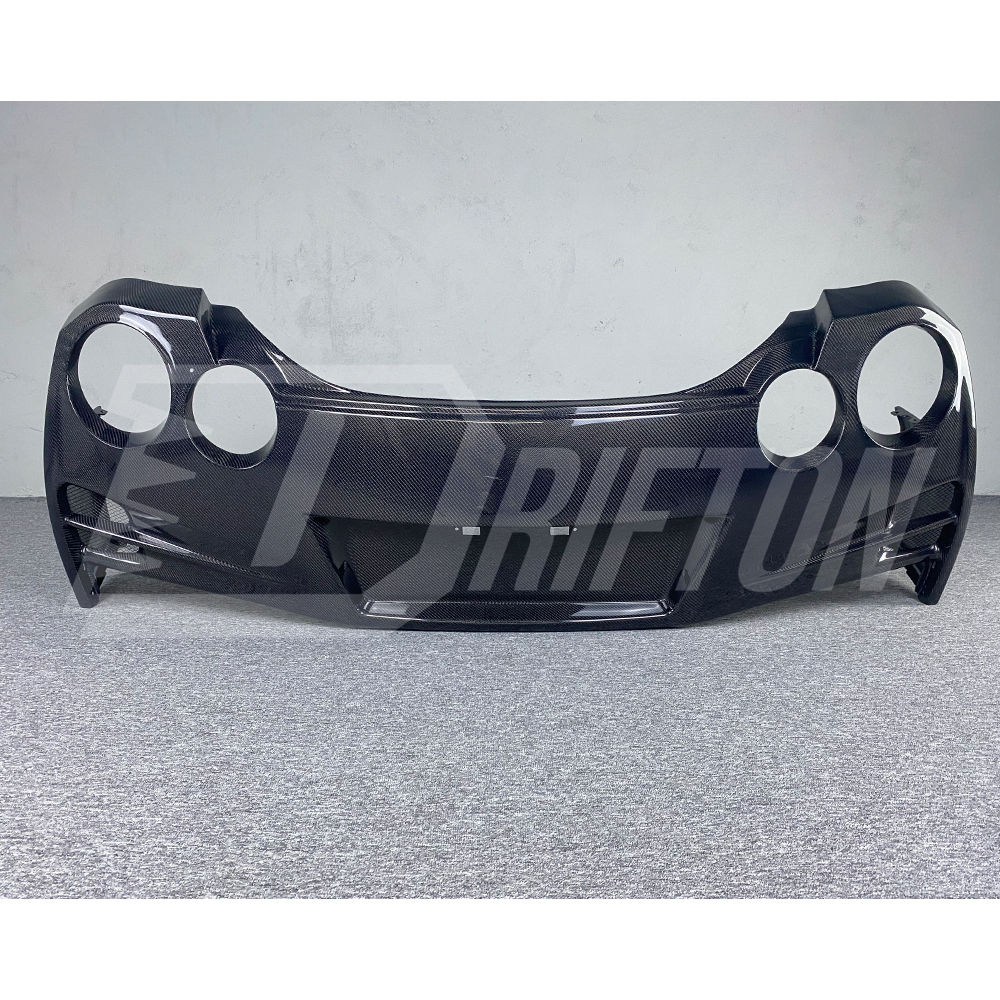 Top Secret Style Full Carbon Fiber Rear Bumper Assembly For Nissan R35 GTR 2008-2023
