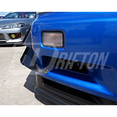 Ars Style Carbon Fiber Front Bumper Canards For Nissan R34 GTR 1998-2002