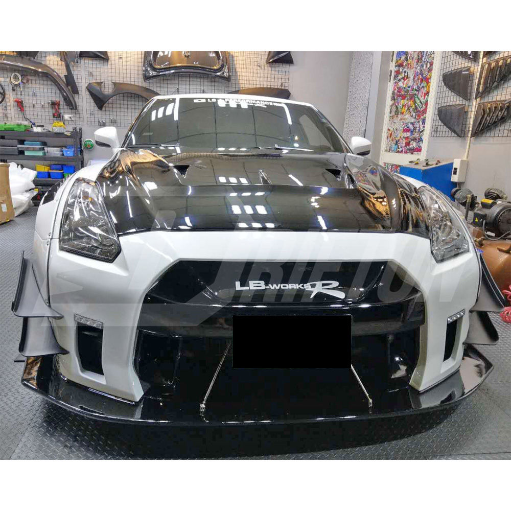 LB Performance V2 Style Partial Carbon Fiber Wide Body Kit For Nissan R35 GTR 2008-2023