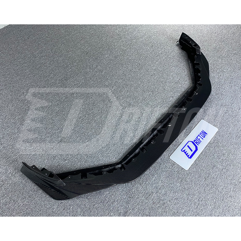 Varis MY17 Style Carbon Fiber Front Lip For Nissan R35 GTR 2017-2023