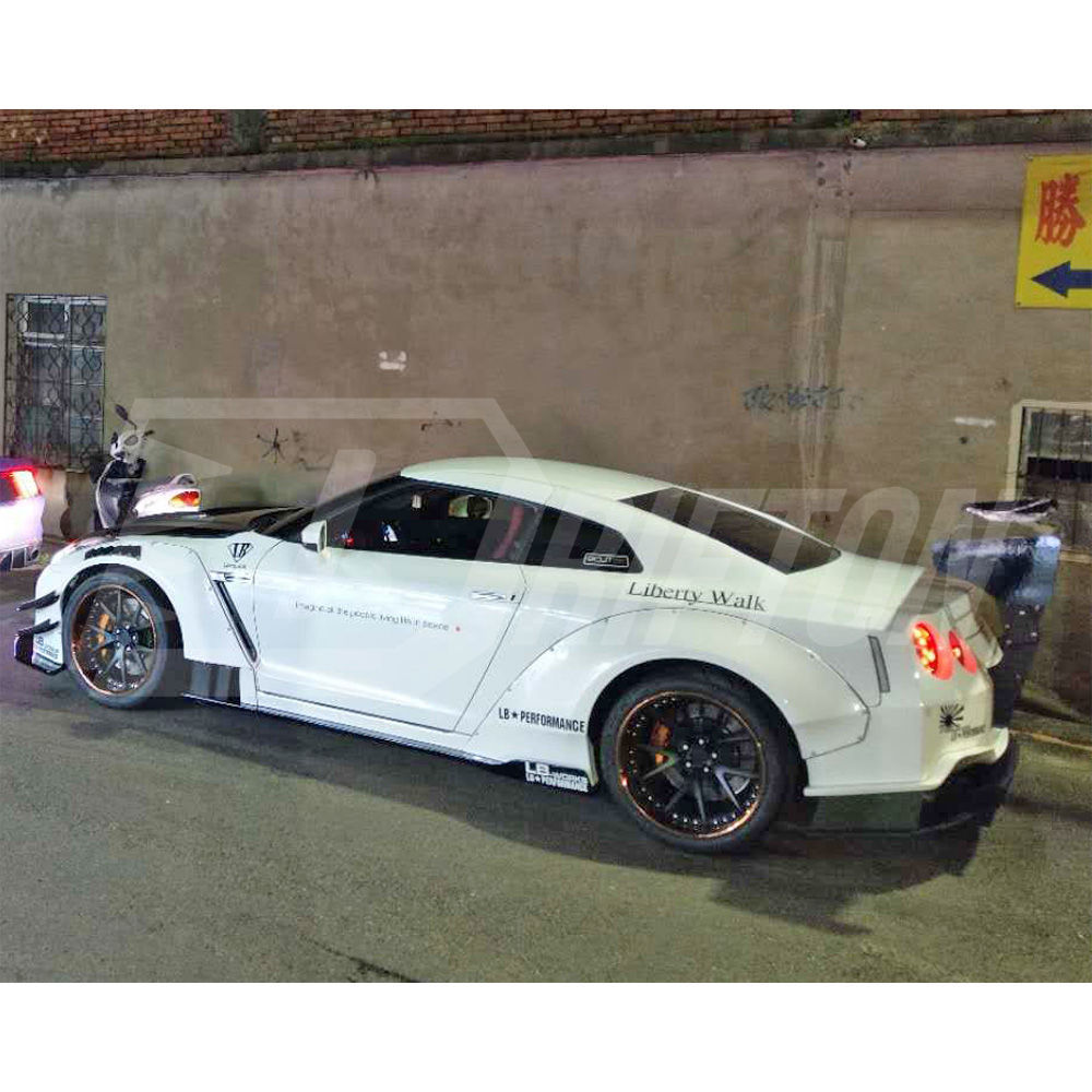 LB Performance V2 Style Partial Carbon Fiber Wide Body Kit For Nissan R35 GTR 2008-2023