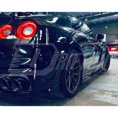 Varis MY17 Style Carbon Fiber Side Skirt Underboard For Nissan R35 GTR 2017-2026
