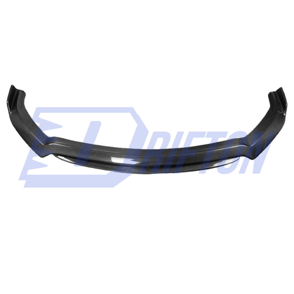 Duo Blades Style Carbon Fiber Front Lip For Infiniti Q50 2013-2024
