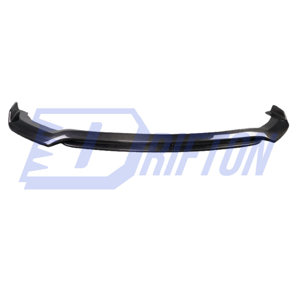 Duo Blades Style Carbon Fiber Front Lip For Infiniti Q50 2013-2024