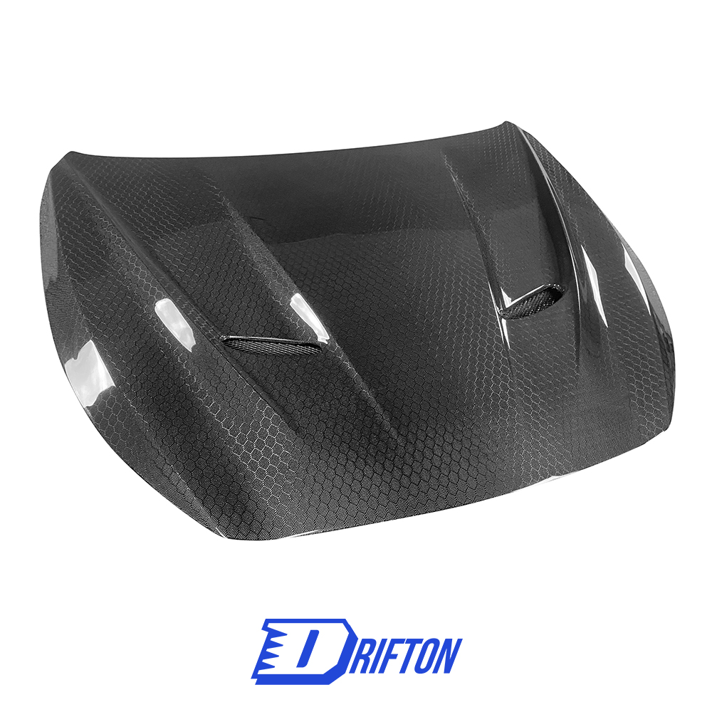 MBJ Style HoneyComb Carbon Fiber Hood For Infiniti Q50 2013-2024