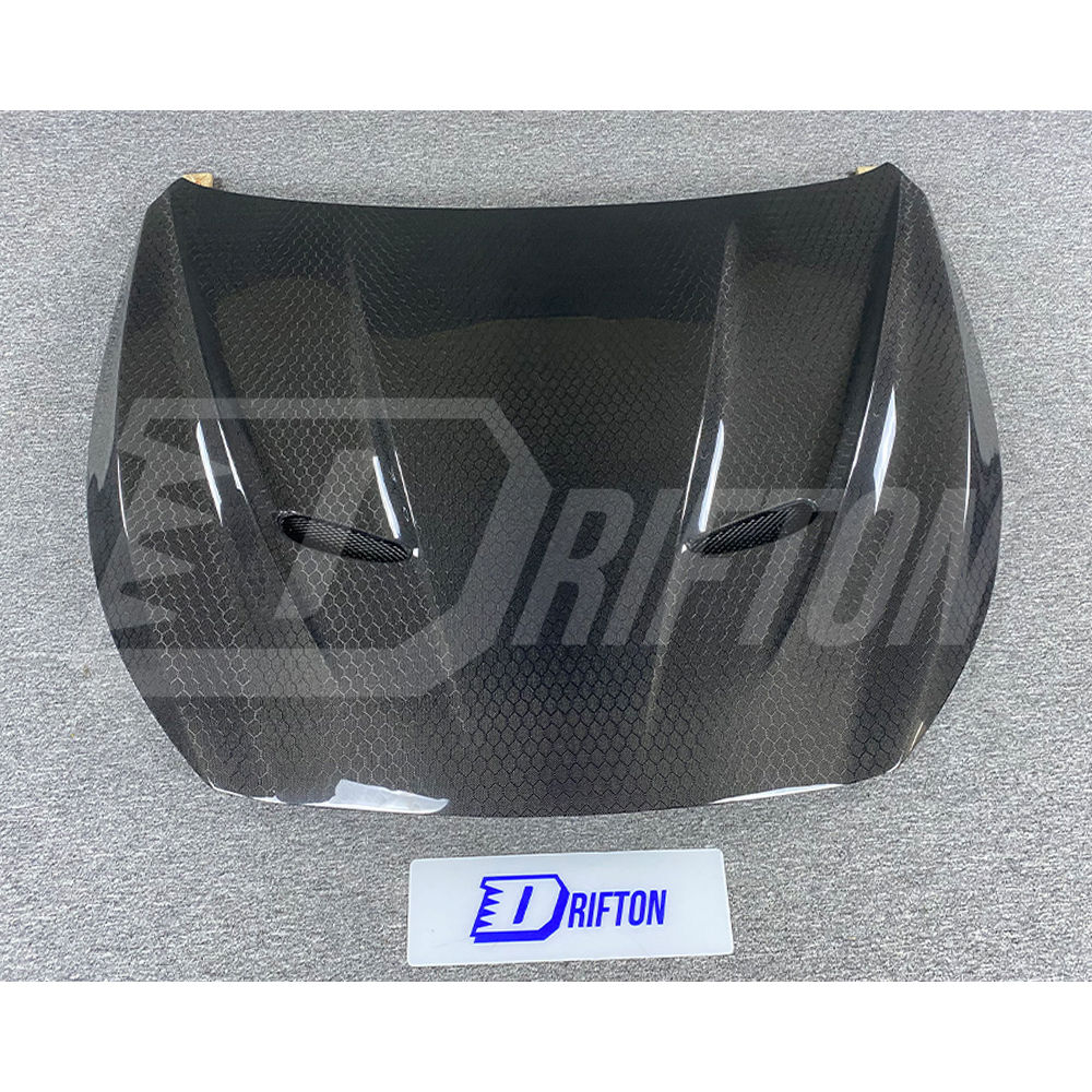 MBJ Style HoneyComb Carbon Fiber Hood For Infiniti Q50 2013-2024