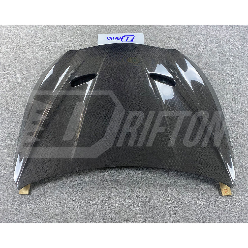 MBJ Style HoneyComb Carbon Fiber Hood For Infiniti Q50 2013-2024