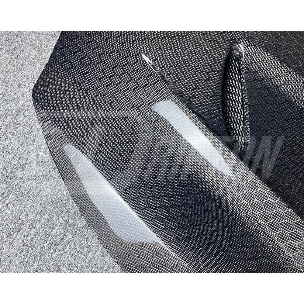 MBJ Style HoneyComb Carbon Fiber Hood For Infiniti Q50 2013-2024