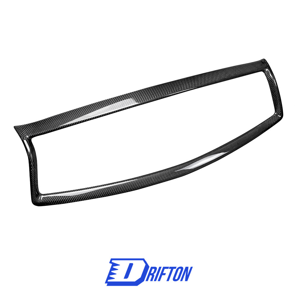 Dry Carbon Fiber Front Grill Cover For INFINITI Q50 2013-2024