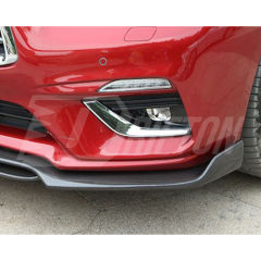 Duo Blades Style Carbon Fiber Front Lip For Infiniti Q50 2013-2024