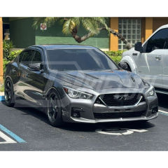 MBJ Style HoneyComb Carbon Fiber Hood For Infiniti Q50 2013-2024