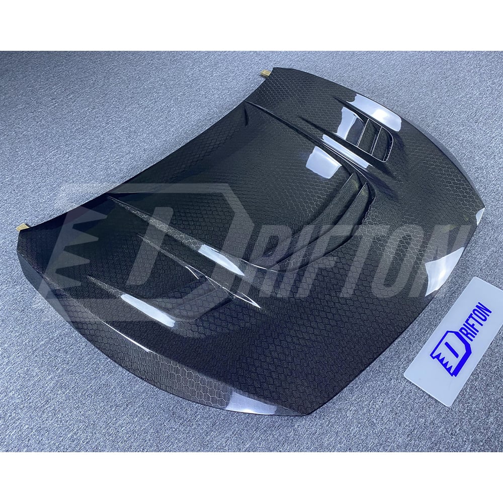 VA Style HoneyComb Carbon Fiber Hood For Infiniti Q50 2014-2024