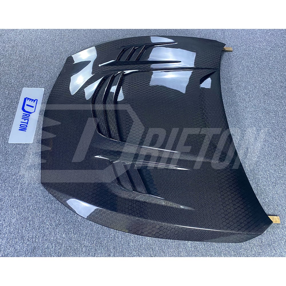 VA Style HoneyComb Carbon Fiber Hood For Infiniti Q50 2014-2024