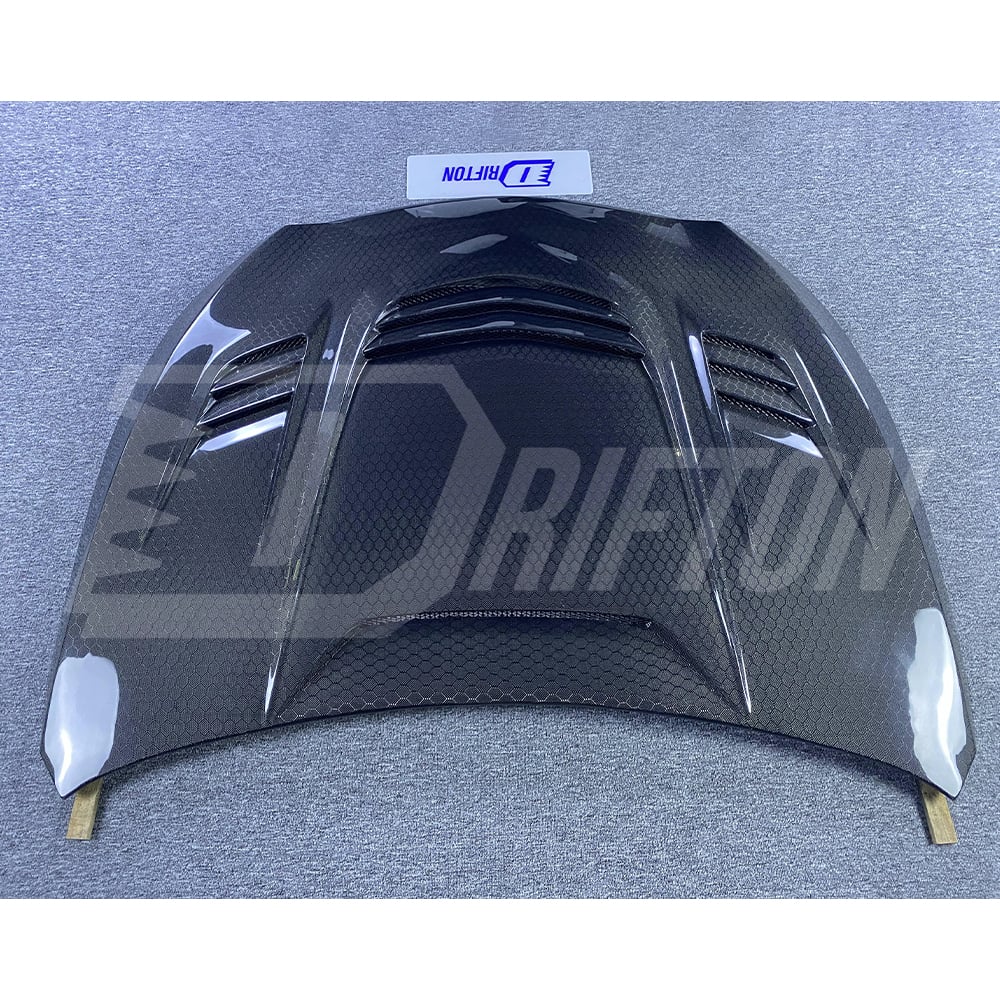 VA Style HoneyComb Carbon Fiber Hood For Infiniti Q50 2014-2024