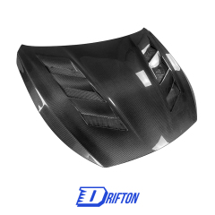 AMS Style Carbon Fiber Hood Bonnet For INFINITI Q50 2013-2024