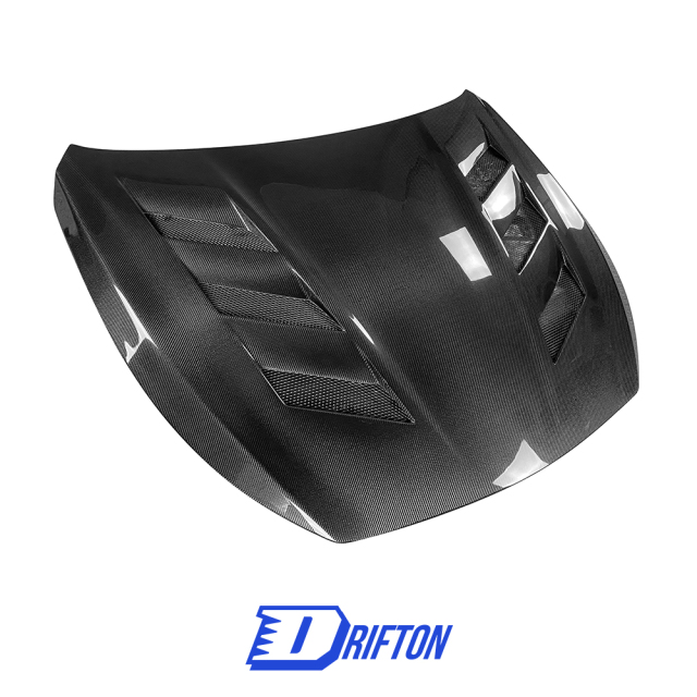 AMS Style Carbon Fiber Hood Bonnet For INFINITI Q50 2013-2024
