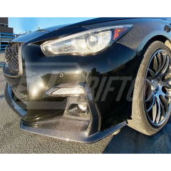 Carbon Fiber Fog Light Cover For Infiniti Q50S 2018-2024
