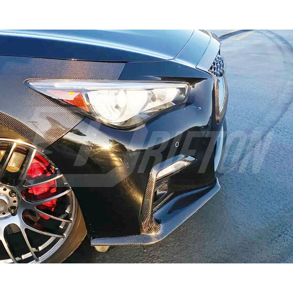Carbon Fiber Fog Light Cover For Infiniti Q50S 2018-2024