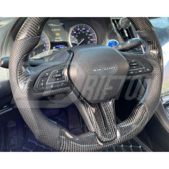 Carbon Fiber Steering Wheel Center Cover For Infiniti Q50 2018-2024