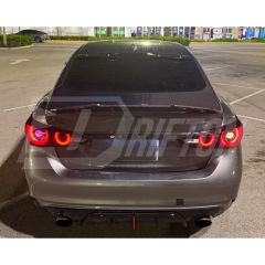 Wing Style Carbon Fiber Rear Trunk For Infiniti Q50 2018-2024