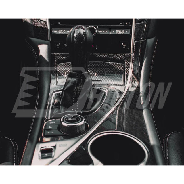 Honeycomb Weave Dry Carbon Fiber Interiors For Infiniti Q50 2018-2024