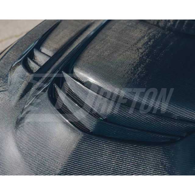 VA Style HoneyComb Carbon Fiber Hood For Infiniti Q50 2014-2024