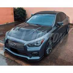 VA Style HoneyComb Carbon Fiber Hood For Infiniti Q50 2014-2024